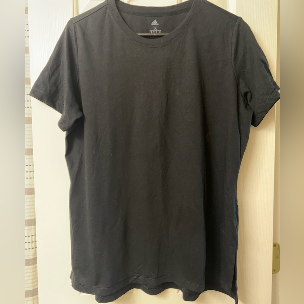 Adidas Aeroready Women’s Black Short Sleeve T-Shirt Size 1X
